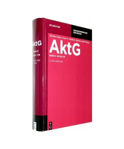 Aktiengesetz 8 §§ 150-178