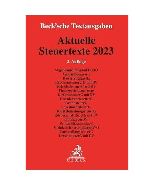 Aktuelle Steuertexte 2023