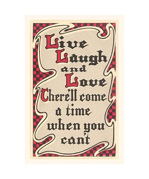 Vintage Journal Live, Laugh and Love