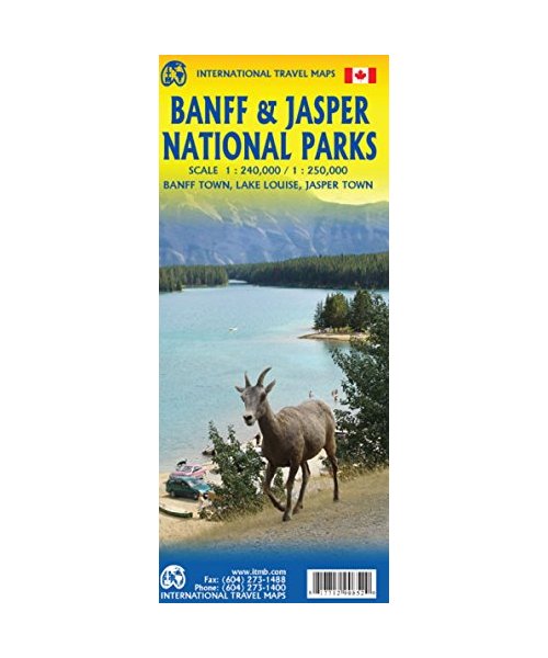 International Travel Map Banff & Japser National Park 1:240 000