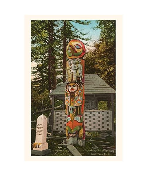 Vintage Journal Totem Pole, Ketchikan
