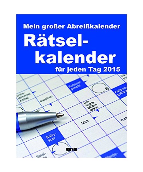 Rätselkalender 2015 Abreißkalender