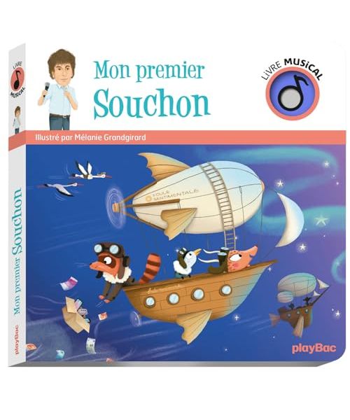 Livre sonore - Mon premier Alain Souchon: Livre sonore avec 5 puces
