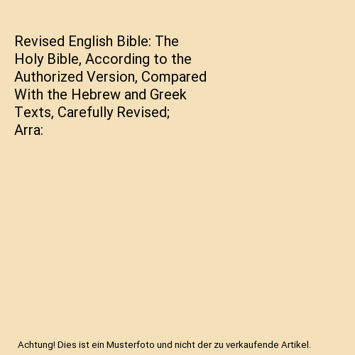 Revised English Bible