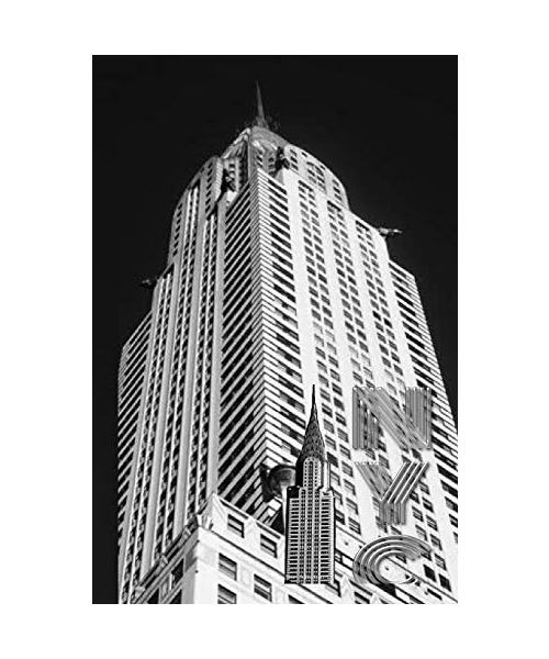 Chrysler building NYC themed creative blank journal.