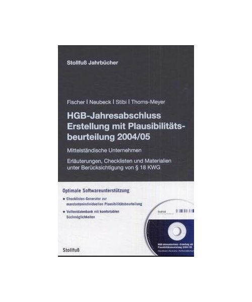 HGB-Jahresabschluss - Erstellung mit Plausibilitätsbeurteilung 2004/05