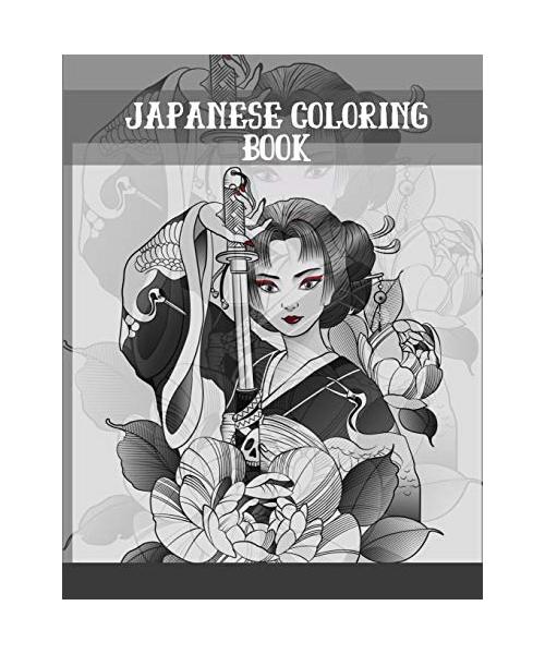 Japanese coloring book