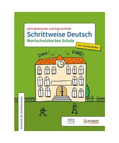 Schrittweise Deutsch / Wortschatzkarten Schule für Schülerkoffer