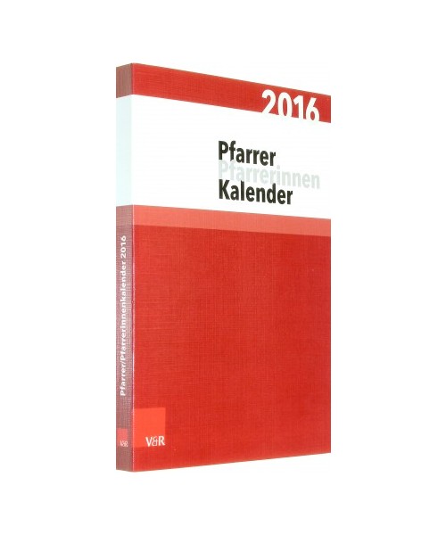 Pfarrerkalender/PfarrerInnenkalender 2016