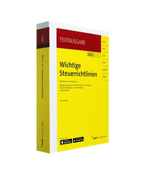Wichtige Steuerrichtlinien
