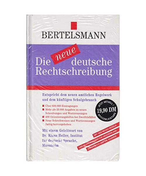 Die neue deutsche Rechtschreibung