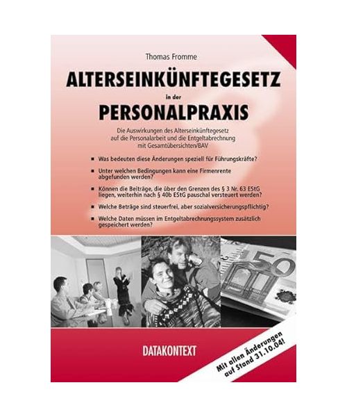 Alterseinkünftegesetz in der Personalpraxis