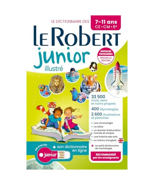 Le Robert Junior Illustre et son dictionnaire en ligne