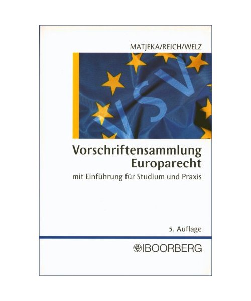 Vorschriftensammlung Europarecht