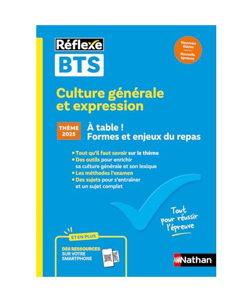 Mémo BTS - Culture générale et expression - Nouveau thème épreuve 2025 - Toutes les filières - N° 98