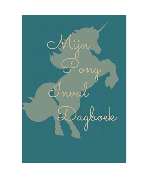 Mijn pony invul dagboek groen: Pony dagboek