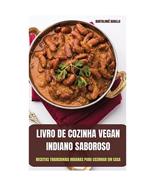 Livro de Cozinha Vegan Indiano Saboroso