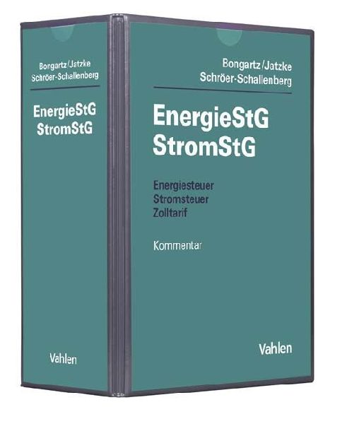 Energiesteuer, Stromsteuer, Zolltarif  (mit Fortsetzungsnotierung). Inkl. 21. Ergänzungslieferung