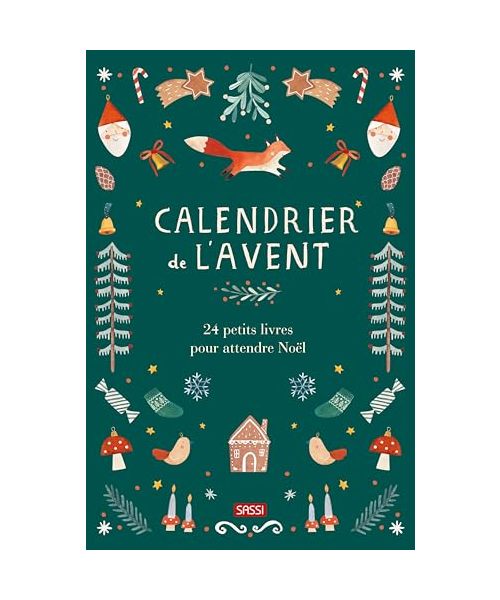 Calendrier de l'avent. Ediz. illustrata: 24 petits livres pour attendre Noel (Sassi junior)