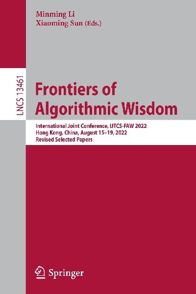 Frontiers of Algorithmic Wisdom
