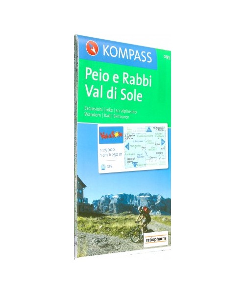 Peio e Rabbi / Val di Sole 1 : 25 000