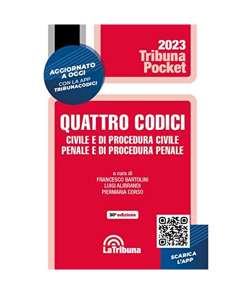 Quattro codici. Civile e di procedura civile, penale e di procedura penale (Tribuna pocket)