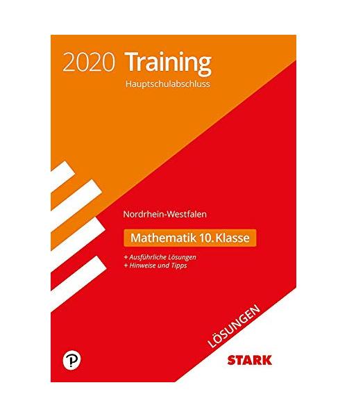 STARK Lösungen zu Training Hauptschulabschluss 2020 - Mathematik 10. Klasse - NRW