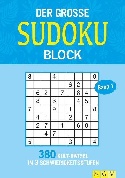Der große Sudoku Block Band 1