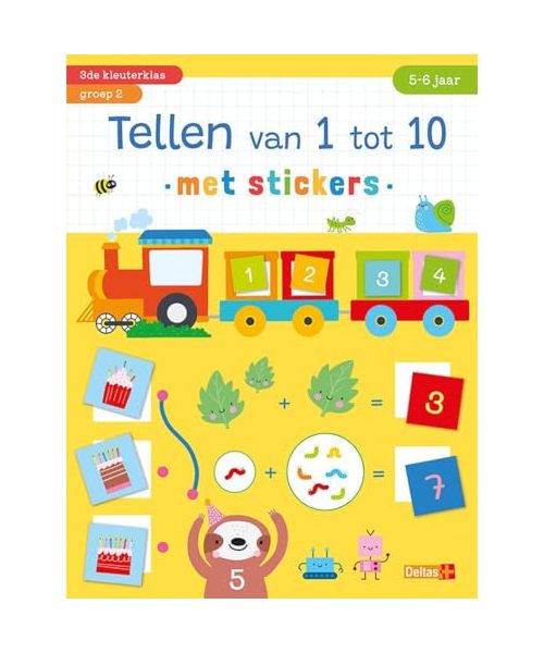 Tellen van 1 tot 10 met stickers (5-6 j.)