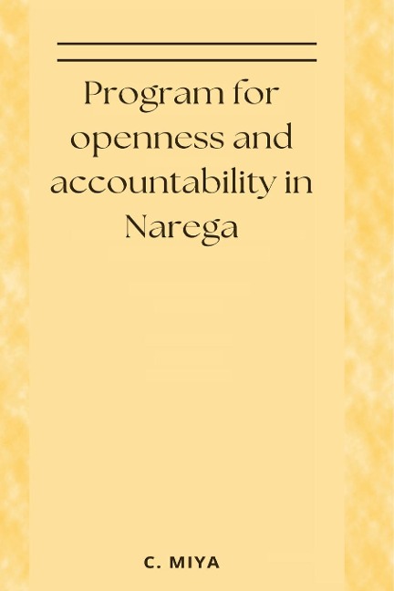 Program for openness and accountability in Narega
