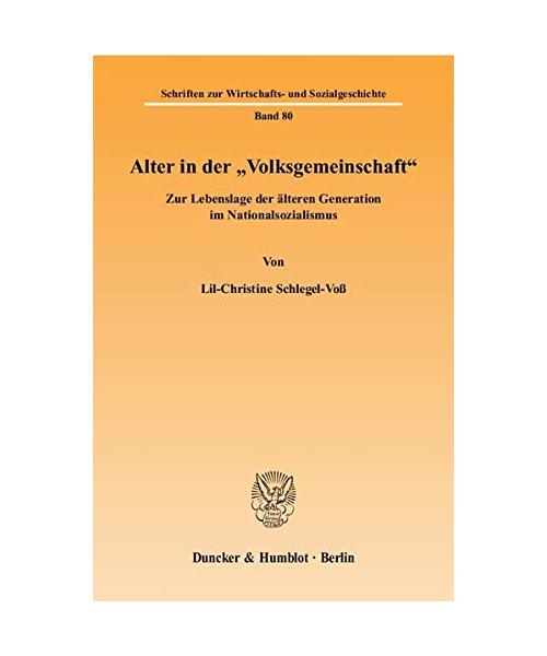 Alter in der "Volksgemeinschaft"