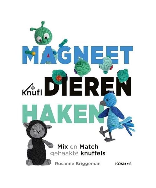 Magneetdieren haken: mix en match gehaakte knuffels