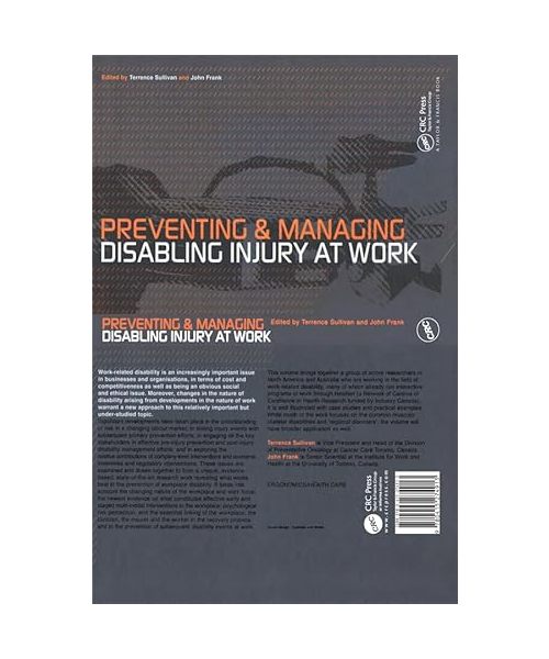 Preventing and Managing Disabling Injury at Work