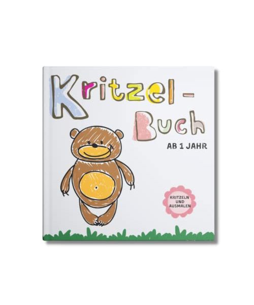 Kritzelbuch ab 1 Jahr XXL: Super niedliche & kindgerechte Motive zum Kritzeln und Ausmalen- Mein erstes Ausmalbuch- Egal ob 1 Jahr, 2 Jahre oder 3 Jahre.