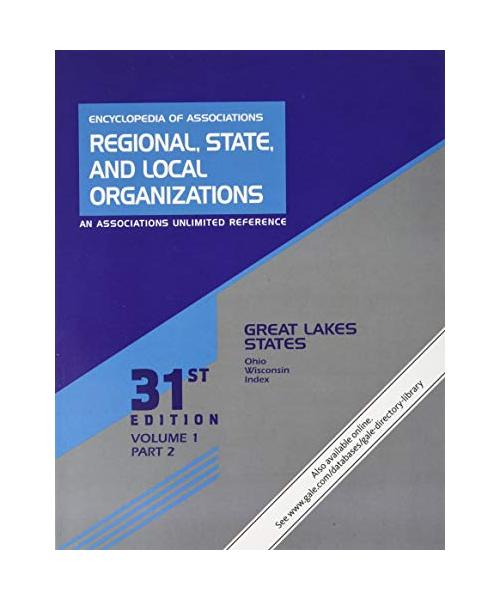 Encyclopedia of Associations: Regional, State, and Local Organizations