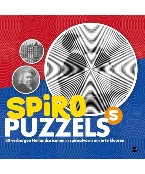 5 (Spiropuzzels: 30 verborgen Hollandse taferelen in spiraalvorm om in te kleuren)