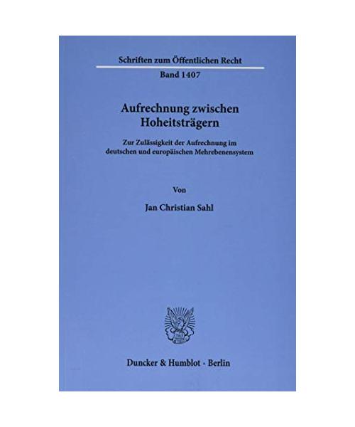 Aufrechnung zwischen Hoheitsträgern.
