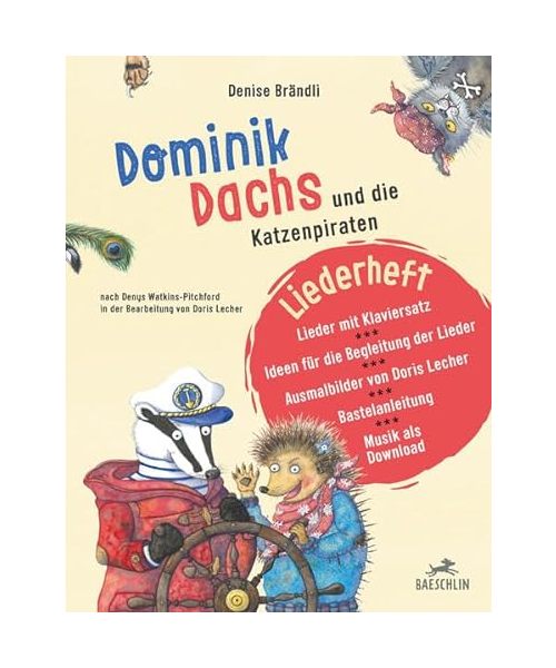 Liederheft Dominik Dachs und die Katzenpiraten