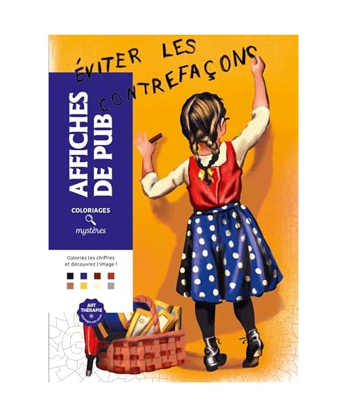 Coloriages mystères - Affiches de pub