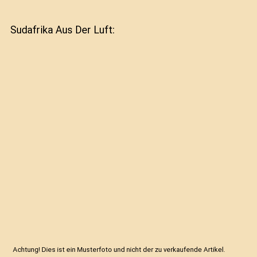 Sudafrika Aus Der Luft