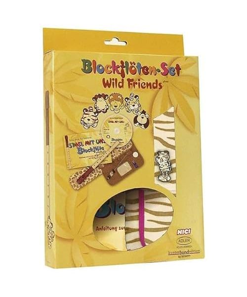 Blockflöten- Set Wild Friends Tiger