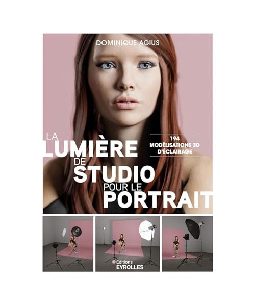 La lumière de studio pour le portrait: 194 modélisations 3D d'éclairage