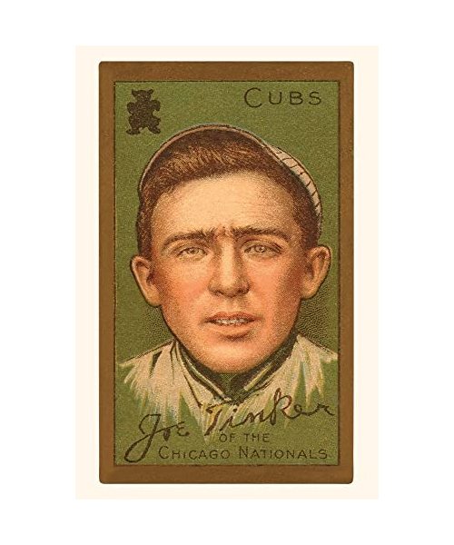 Vintage Journal Early Baseball Card, Joe Tinker
