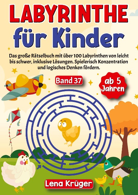 Labyrinthe für Kinder ab 5 Jahren - Band 37