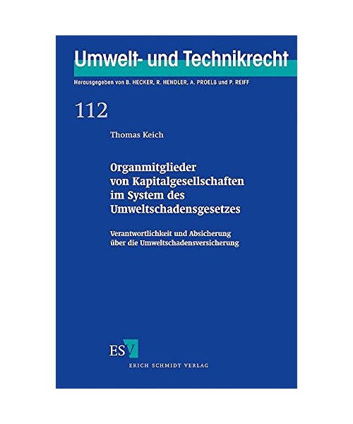 Organmitglieder von Kapitalgesellschaften im System des Umweltschadensgesetzes
