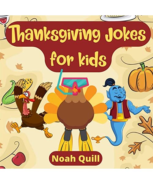 Thanksgiving jokes for kids: Funny picture book filled with illustrated puns and riddles for this special holiday