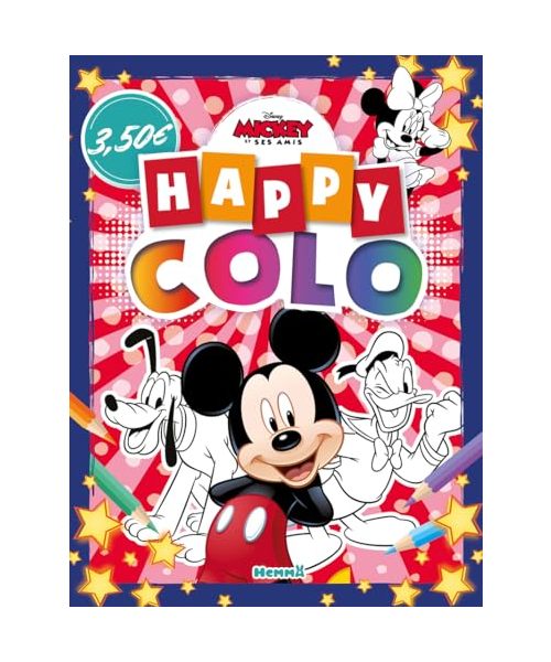 Disney Mickey et ses amis - Happy colo (Mickey, Pluto et Donald)