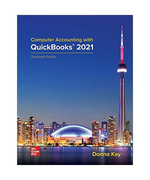 Computer Accounting with QuickBooks 2021