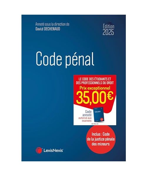 Code pénal 2025