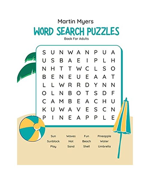 Word Search Puzzles: Book for Adults